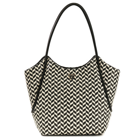 Guess Tessi Shopping Bag and Pouch 2-in-1 Black Multi