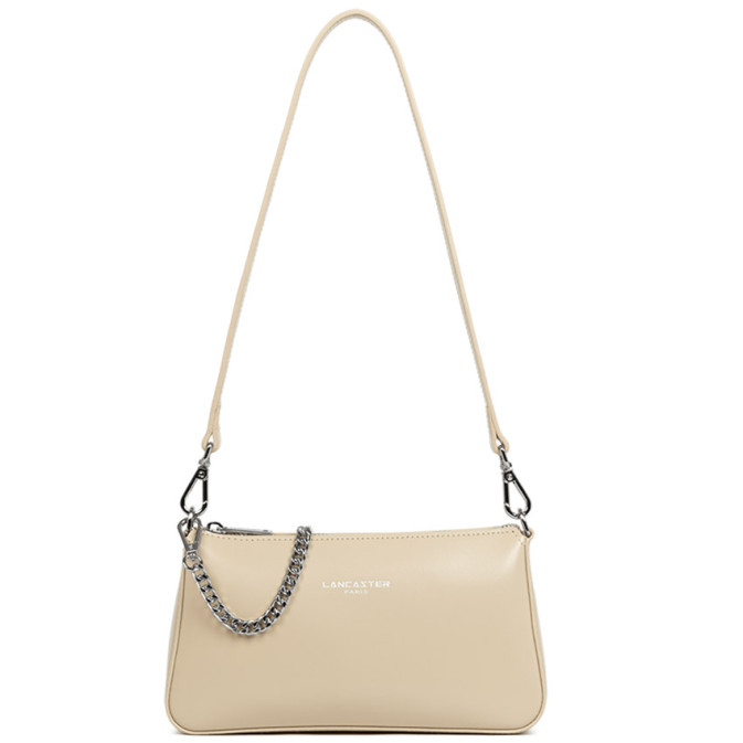 Lancaster Suave Even Baguette Satchel Trotteur 433-14 Beige
