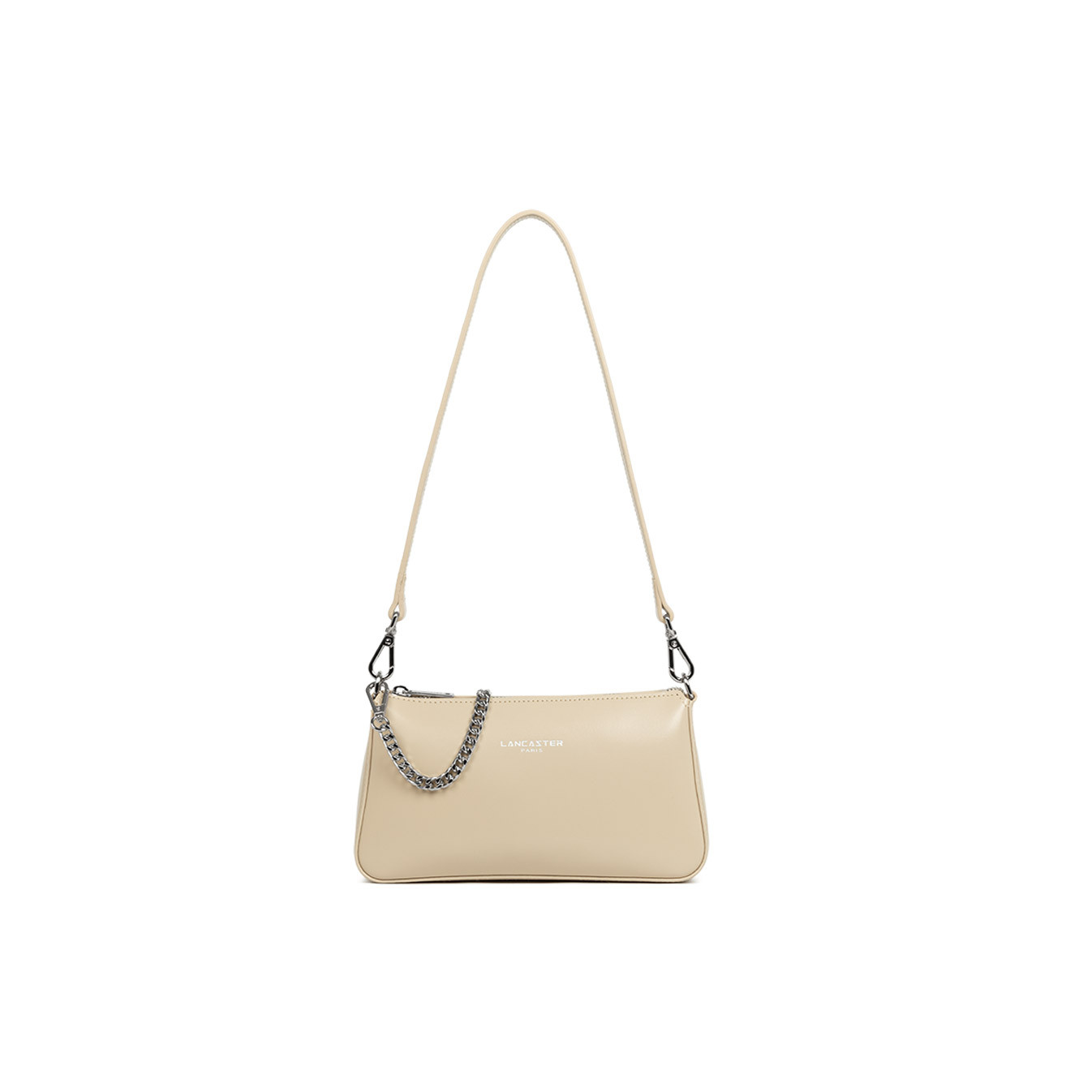 Lancaster Suave Even Baguette Satchel Trotteur 433-14 Beige