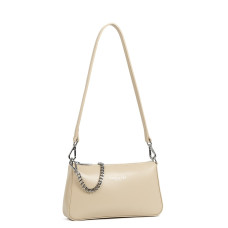 Lancaster Suave Even Baguette Satchel Trotteur 433-14 Beige