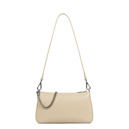 Lancaster Suave Even Baguette Satchel Trotteur 433-14 Beige