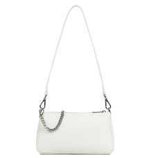 Lancaster Suave Even Baguette Satchel Trotteur 433-14 Off-White