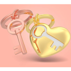 Metalmorphose Keychain Heart Key