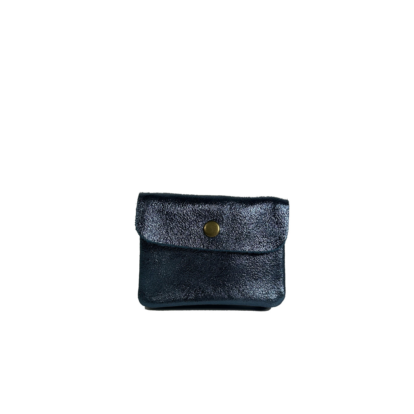 Farfouillette Compact Coin Purse Leather PM Blue