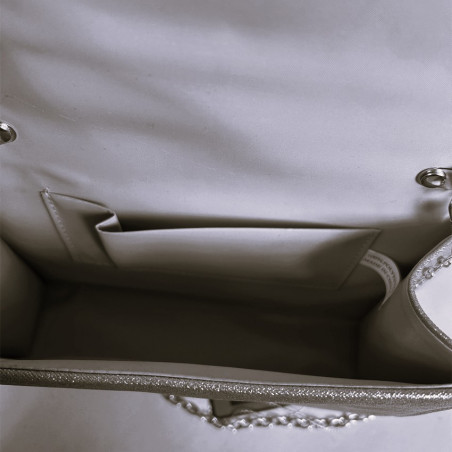 Farfouillette Sparkling Black Wedding Clutch
