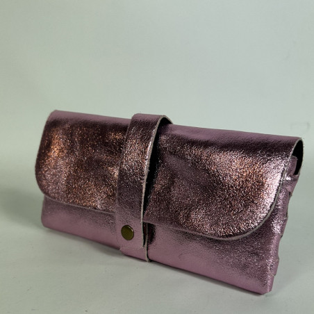 Farfouillette Glasses Case Shiny Pink