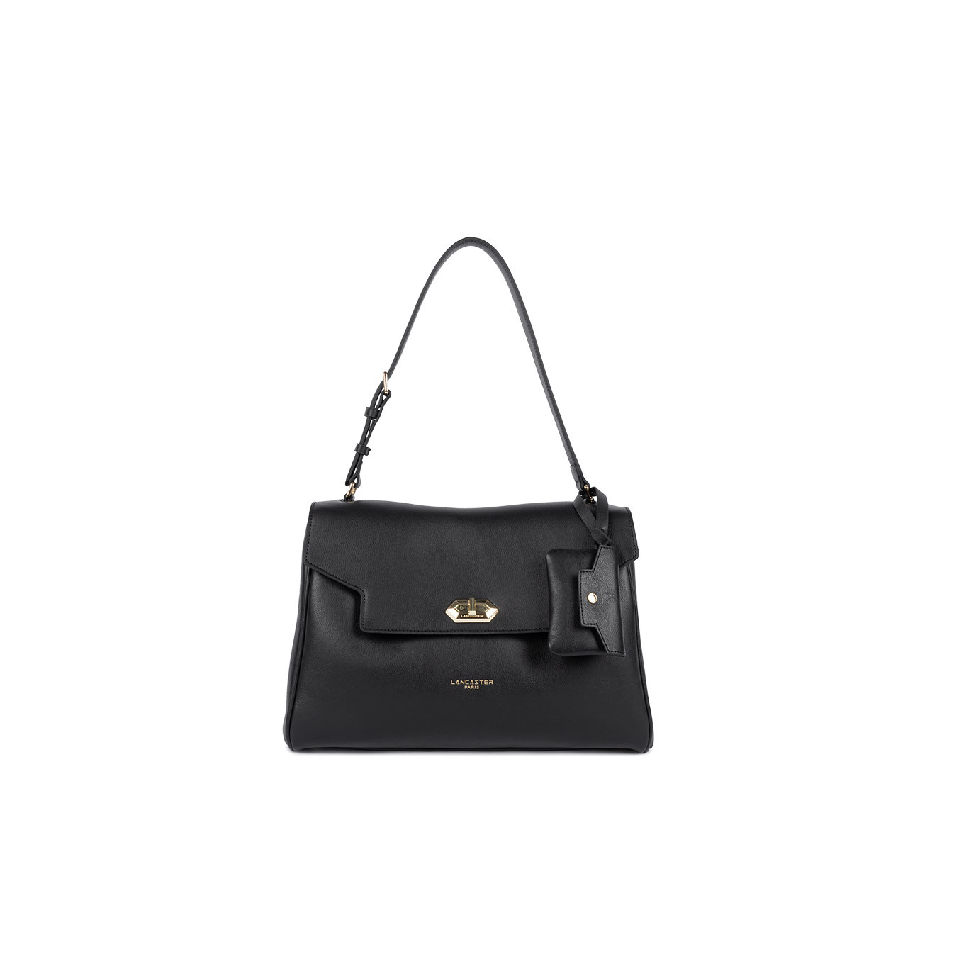 Lancaster Mademoiselle Grace Shoulder Bag 572-109 Black