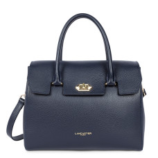 Lancaster Milano Handbag Tote 547-56 Navy Blue