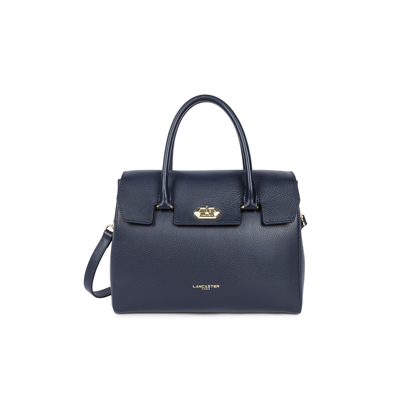 Lancaster Milano Sac A Main Cabas 547-56 Bleu Fonce