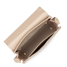 Lancaster Paris Pad Mini Sac Trotteur 480-083 Beige Fonce ouvert