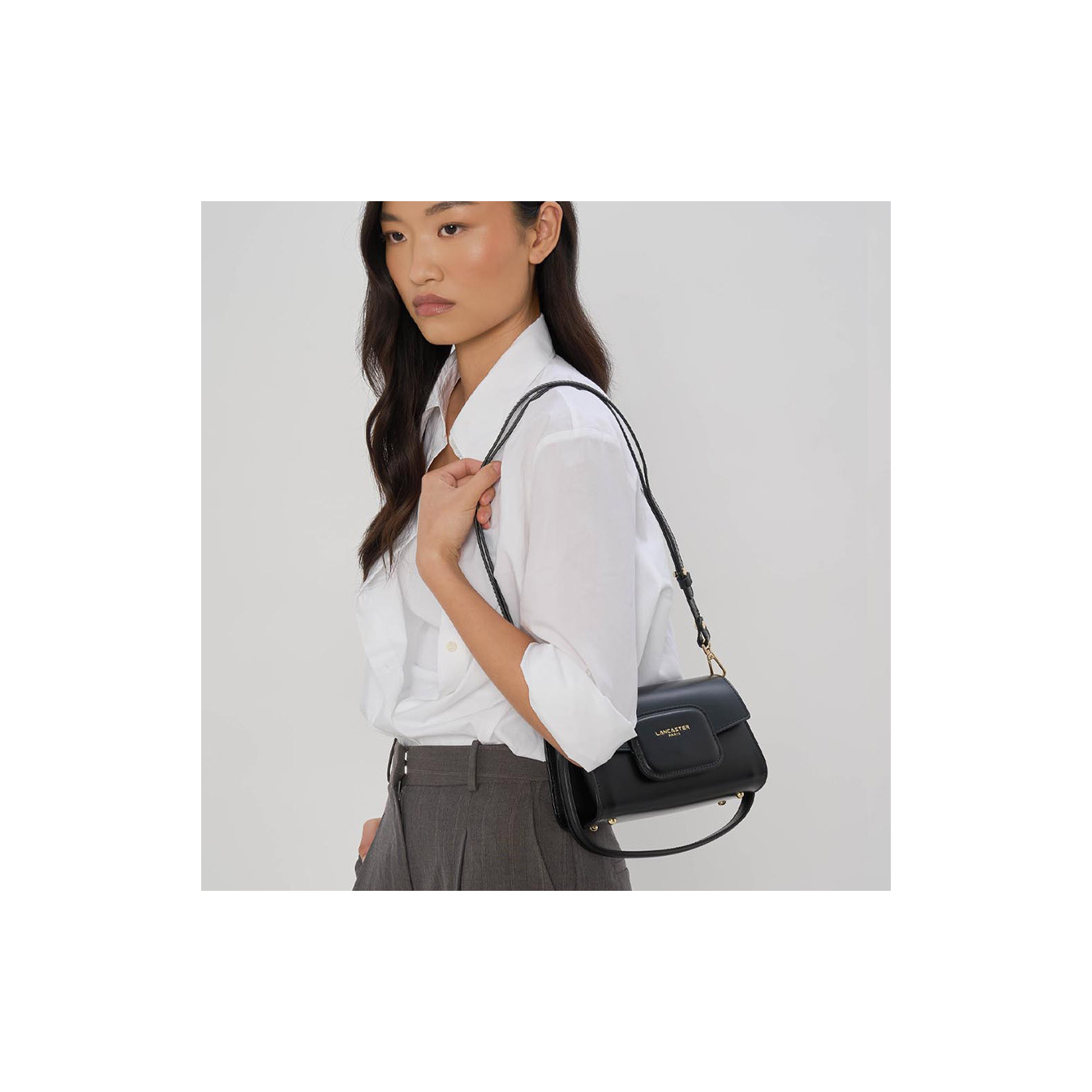 Lancaster Paris Pad Mini Trotter Bag 480-083 Black