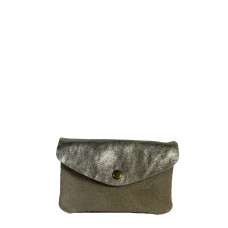 Farfouillette Large Leather Wallet / Gold