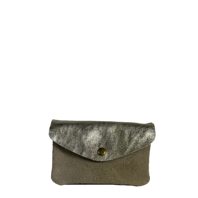 Farfouillette Large Leather Wallet / Gold