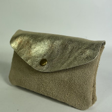Farfouillette Large Leather Wallet / Gold