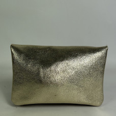 Farfouillette Large Suede Wallet Pale Pink / Gold