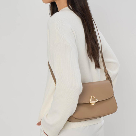 Lancaster Paris Philos Crossbody Bag 531-082 Praline