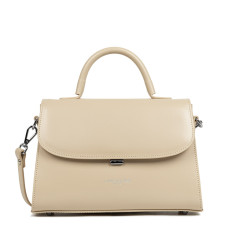 Lancaster Suave Even Leather Handbag 433-17 Beige