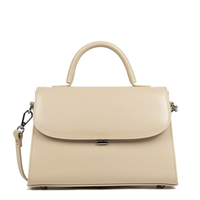 Lancaster Suave Even Leather Handbag 433-17 Beige
