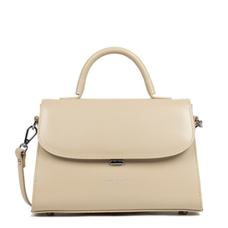Lancaster Suave Even Leather Handbag 433-17 Beige