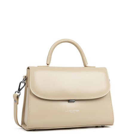 Lancaster Suave Even Sac à Main Cuir 433-17 Beige cote