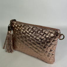 Farfouillette Bridal Wristlet Braided and Shiny Leather
