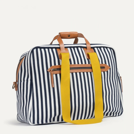 Bleu de Chauffe Carry-on Aviator Missak Leather and Canvas Summer S...