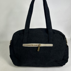 Farfouillette Sac Shopping En Velours Noir