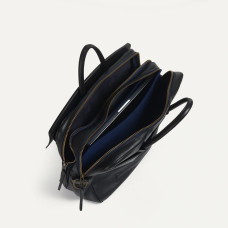 Bleu de Chauffe Zeppo Solo 1-Compartment Business Briefcase Black