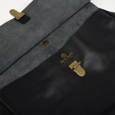 Bleu de Chauffe Zeppo Solo 1-Compartment Business Briefcase Black