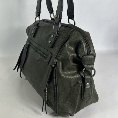 Farfouillette Sac Shopping Kaki côté