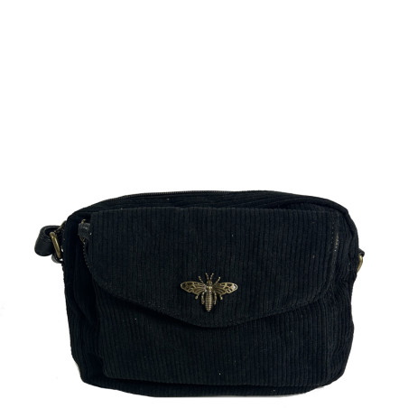 Farfouillette Crossbody Velvet Bag