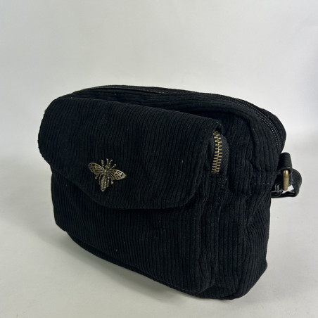 Farfouillette Crossbody Velvet Bag