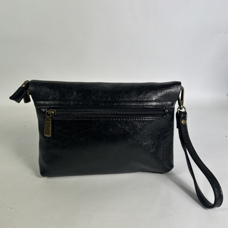 Farfouillette Shiny Faux Leather Organized Pouch