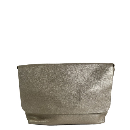 Farfouillette Large Crossbody Bag with Flap and Grainy Faux Leather...