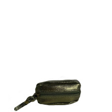 Farfouillette Small Crumpled Shiny Leather Coin Purse