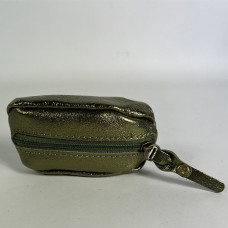 Farfouillette Small Crumpled Shiny Leather Coin Purse