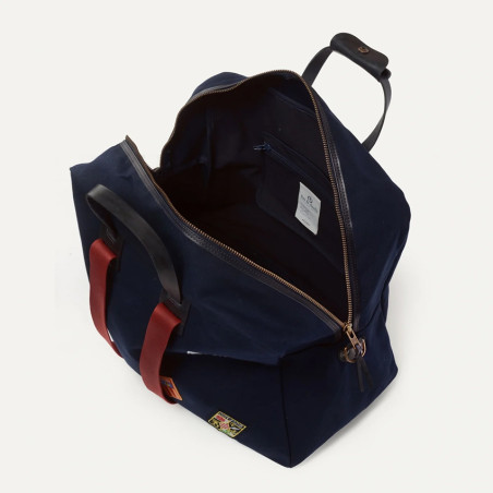 Bleu de Chauffe Cabin Travel Bag Aviator Missak Leather and Canvas ...