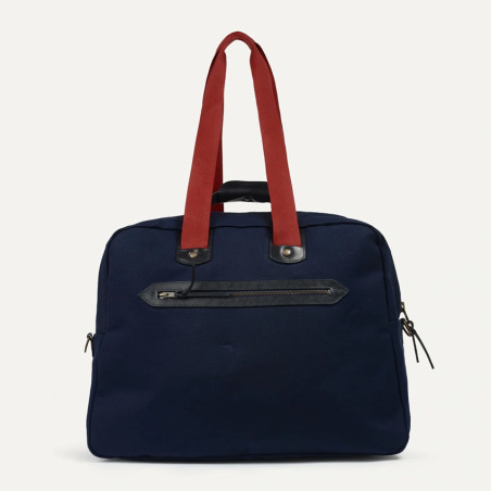 Bleu de Chauffe Cabin Travel Bag Aviator Missak Leather and Canvas ...