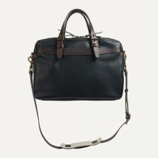 Bleu de Chauffe Sac Business Ledger Liscio Noir