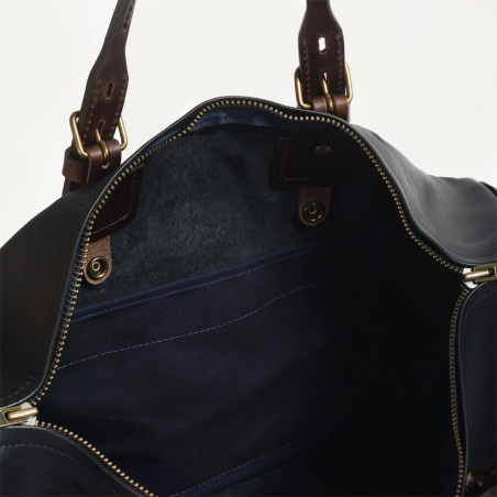 Bleu de Chauffe Hobo Cabin Travel Bag Licio Black