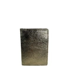 Shiny Crumpled Leather Vertical Pencil Holder