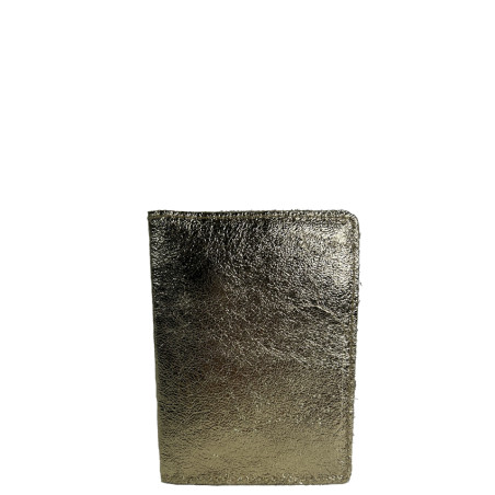 Shiny Crumpled Leather Vertical Pencil Holder