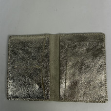 Shiny Crumpled Leather Vertical Pencil Holder