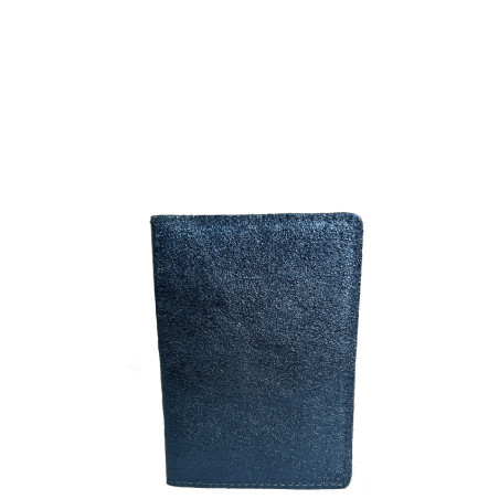 Farfouillette Vertical Shiny Crumpled Leather Pencil Holder Jean