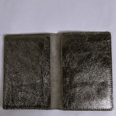 Shiny Crumpled Leather Vertical Pencil Holder