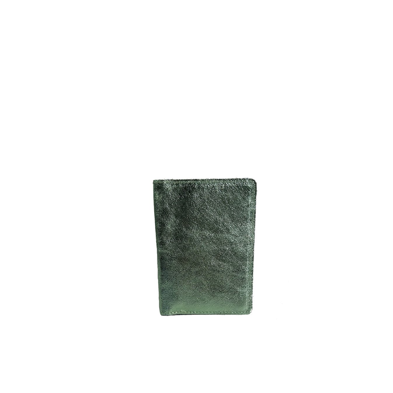Shiny Crumpled Leather Vertical Pencil Holder