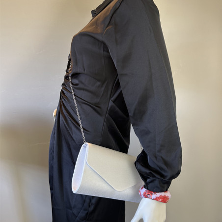 Farfouillette Wedding Pouch with Shiny Flap