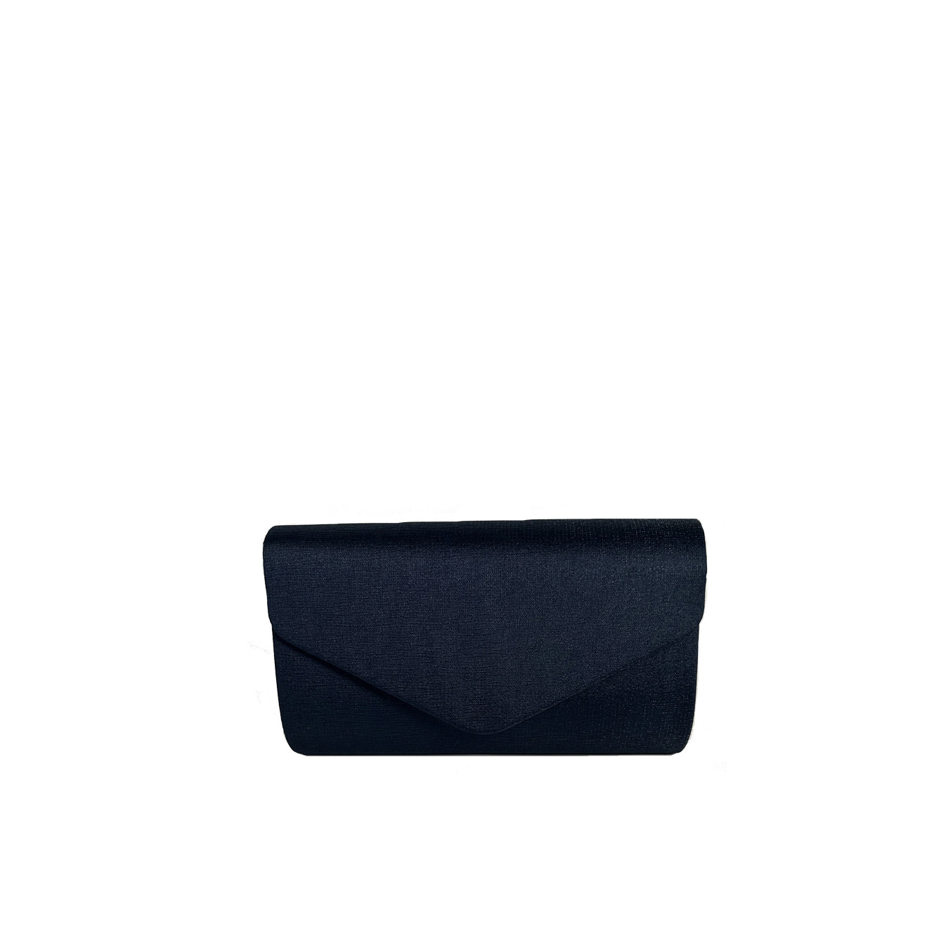 Shiny Navy Blue Wedding Purse with Flap