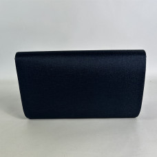 Shiny Navy Blue Wedding Purse with Flap