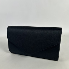 Shiny Black Zipper Wedding Pouch